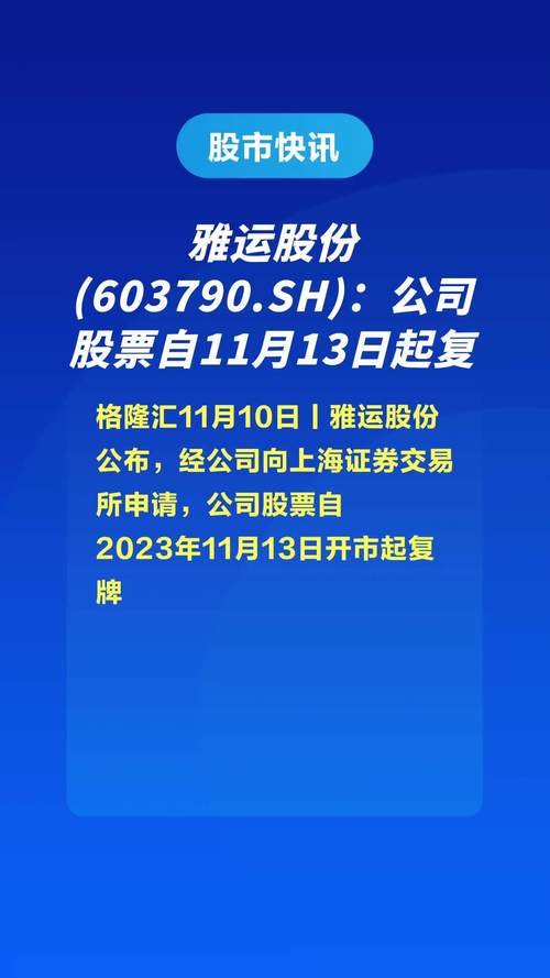 雅運(yùn)股份最新消息,雅運(yùn)股份最新消息全面解讀